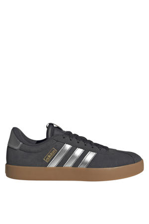 VL Court 3.0 suede sneakers antraciet/zilver