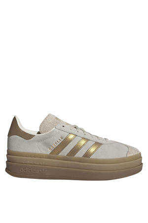 Gazelle Bold sneakers ecru/mat goud