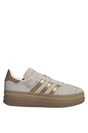 Gazelle Bold sneakers ecru/mat goud