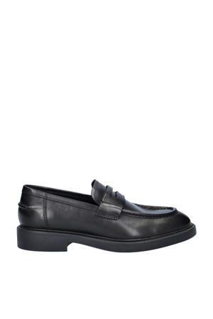 Alex leren loafers zwart