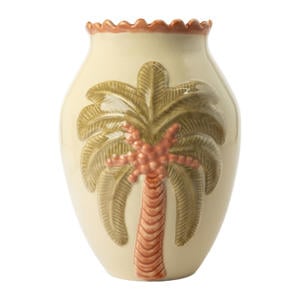 vaas met palmboom (26 cm x 19 cm)