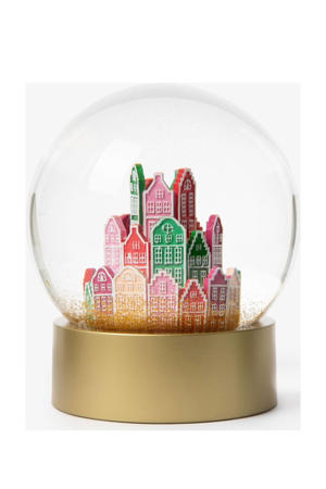 Sneeuwbol met grachtenhuisjes (12 cm)