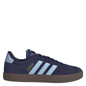 VL Court 3.0 suede sneakers donkerblauw/lichtblauw