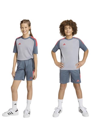 Junior voetbalshort Tiro26 grijs
