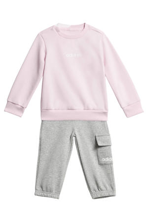 joggingpak lichtroze/grijs