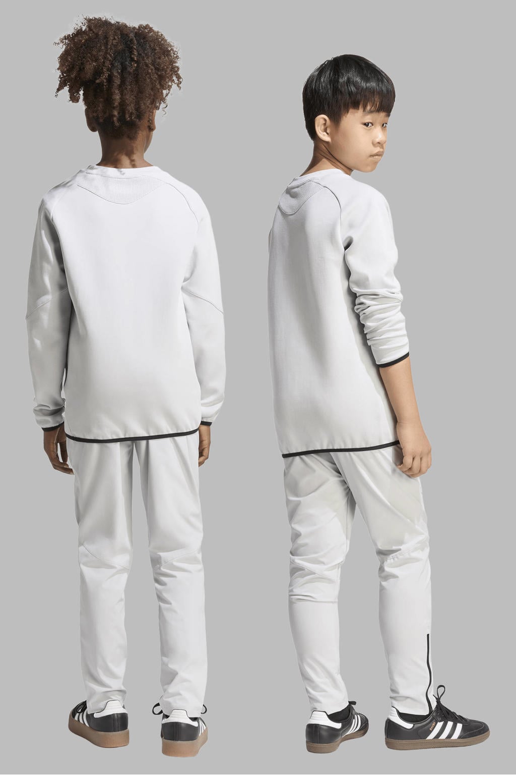adidas Performance Junior trainingsbroek Tiro Travel lichtgrijs