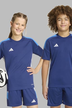 junior voetbalshirt Tiro blauw