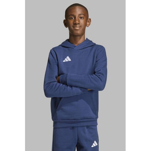adidas Performance Junior sporthoodie Entrada26 donkerblauw afbeelding