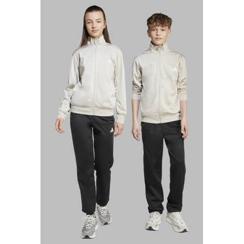 adidas Sportswear trainingspak ecru/zwart afbeelding