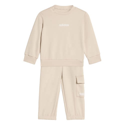 adidas Sportswear joggingpak beige afbeelding
