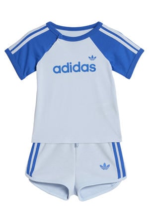 T-shirt + short Sprinter blauw
