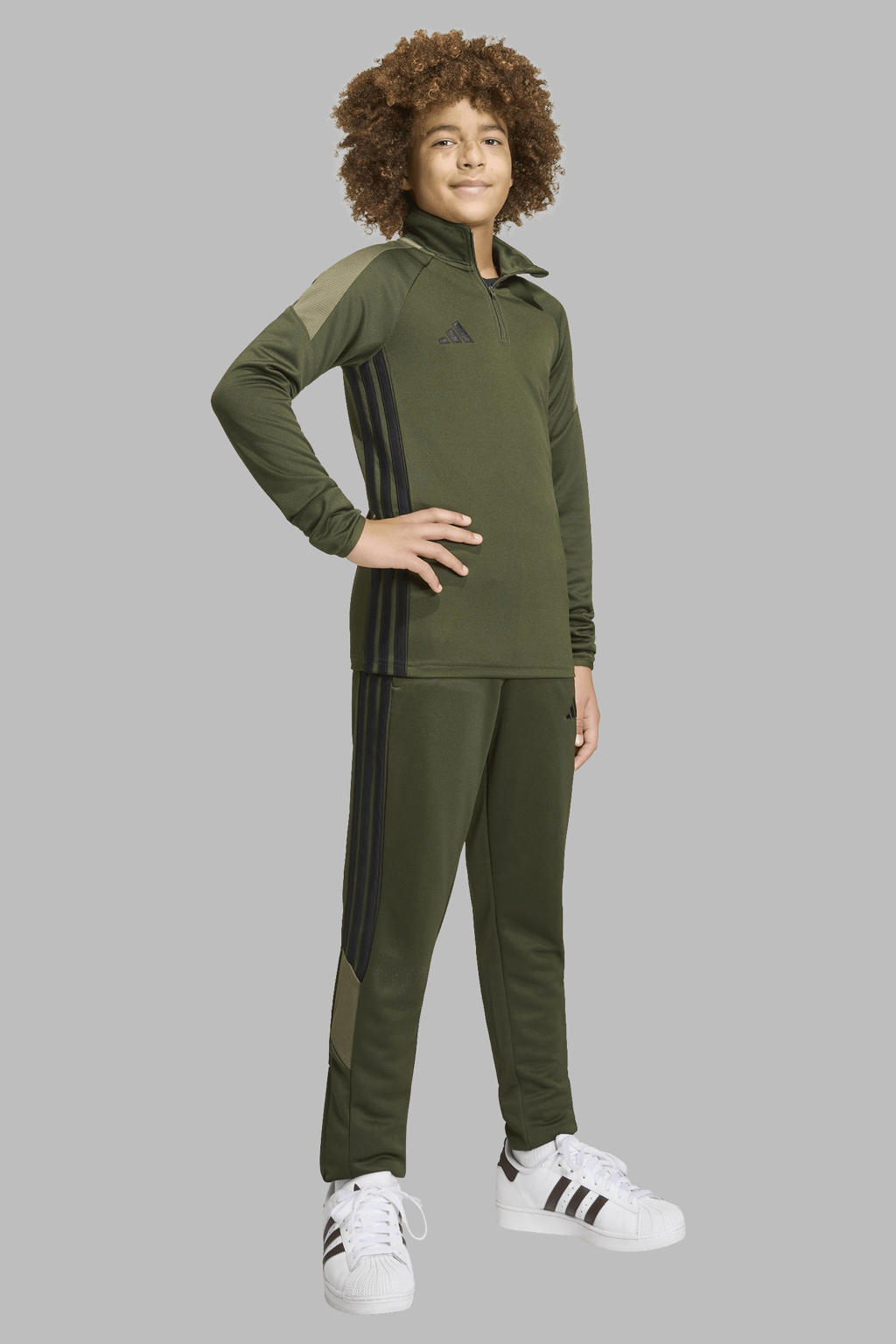 adidas Performance Junior trainingsbroek Tiro26 olijfgroen