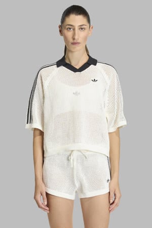 sportpolo CROCHET wit