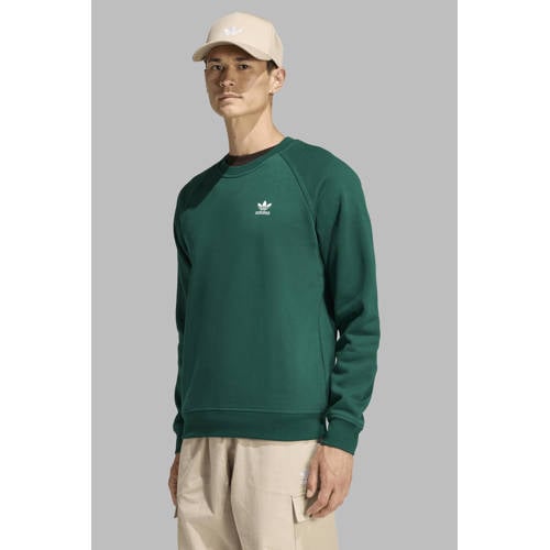 adidas Originals fleece sweater groen afbeelding