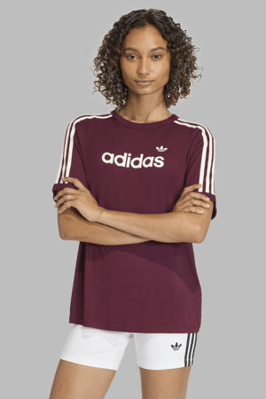 T-shirt donkerrood