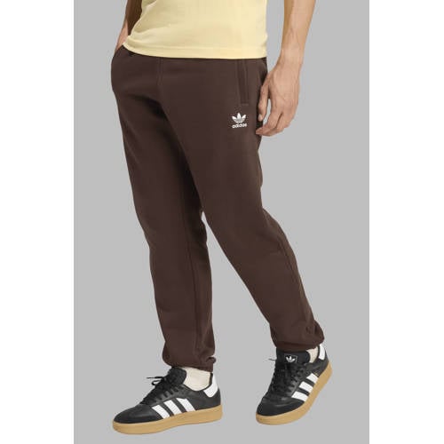 adidas Originals Trefoil Essentials joggingbroek bruin afbeelding