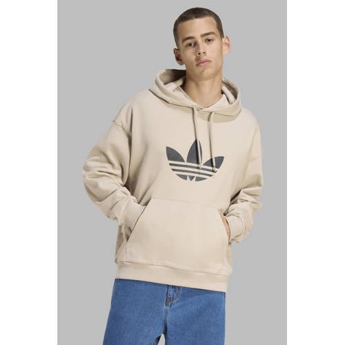 adidas Originals hoodie Trefoil beige afbeelding