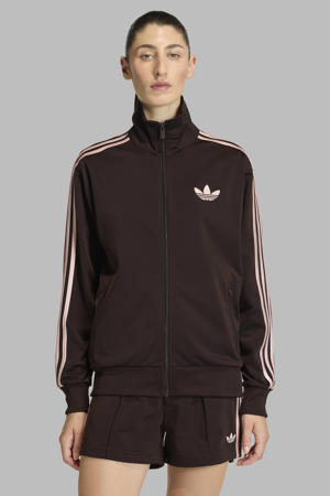 vest donkerbruin/roze