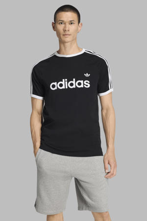 T-shirt zwart/wit