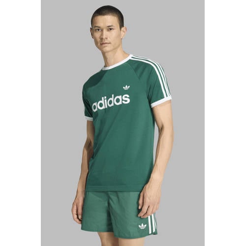 adidas Originals T-shirt groen/wit afbeelding