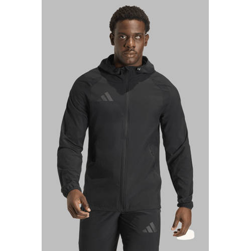 adidas Performance trainingsjack Tiro Travel zwart afbeelding