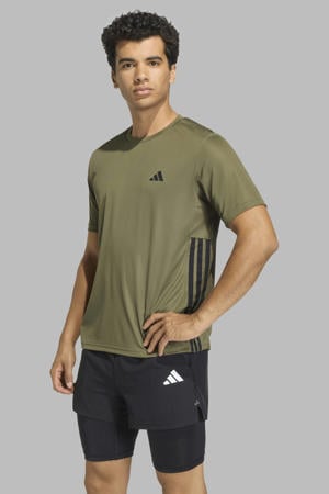 sportshirt Workout Essentials olijfgroen