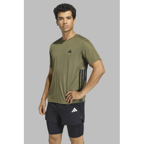 adidas Performance sportshirt Workout Essentials olijfgroen afbeelding