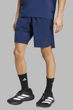 voetbalshort Tiro Travel blauw/zwart