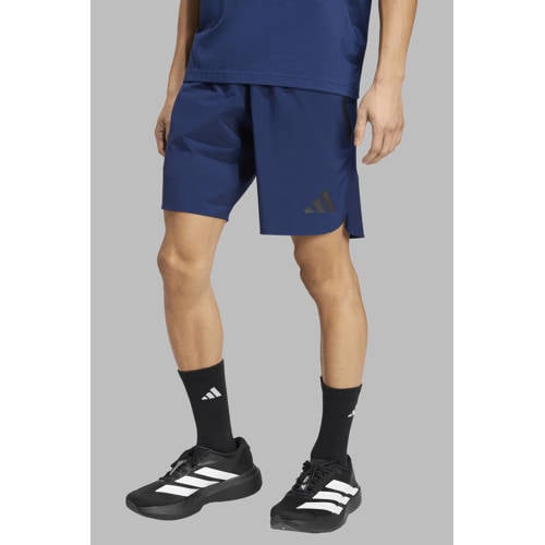adidas Performance voetbalshort Tiro Travel blauw/zwart afbeelding
