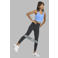 adidas Performance Studio All Me light support sporttop - lichtblauw