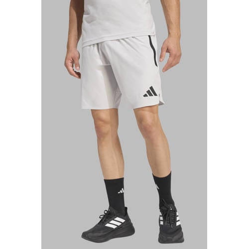 adidas Performance voetbalshort Tiro Travel lichtgrijs afbeelding