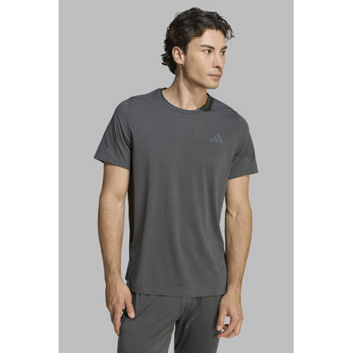 adidas Performance hardloopshirt donkergrijs afbeelding