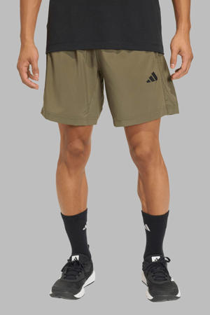 Senior sportshort olijfgroen