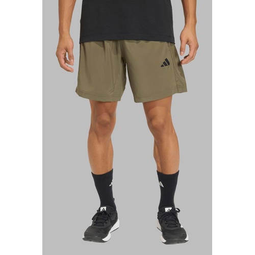 adidas Performance sportshort olijfgroen afbeelding