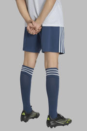 thumbnail: Blauwe heren adidas Performance Senior Italië voetbalshort Uit van polyester