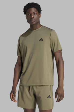 sportshirt Workout Essentials olijfgroen