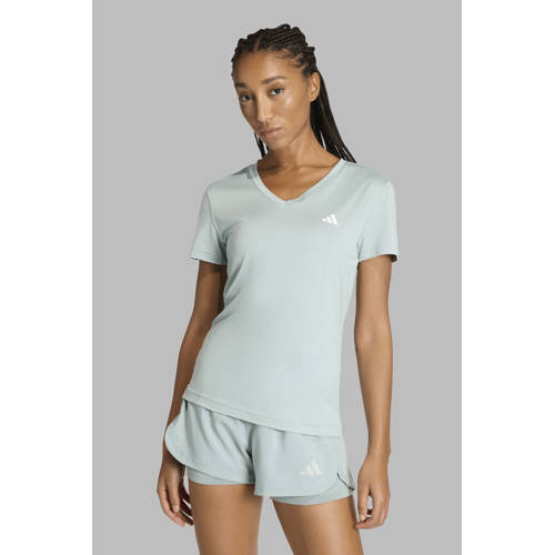 adidas Performance sportshirt Workout Essentials lichtblauw afbeelding