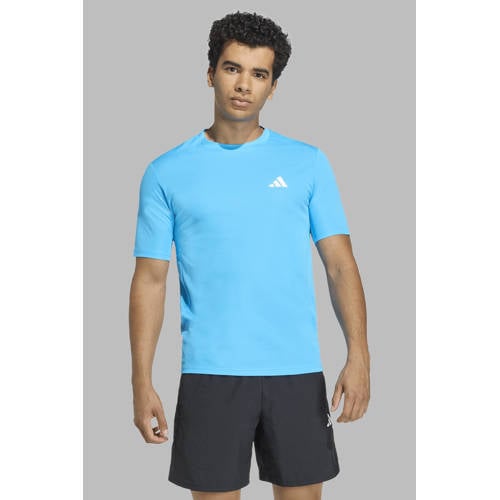 adidas Performance sportshirt licht blauw afbeelding