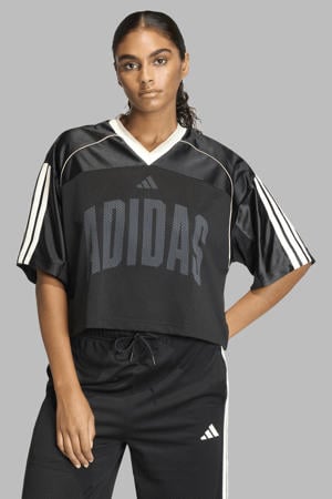 T-shirt Stadium zwart/wit