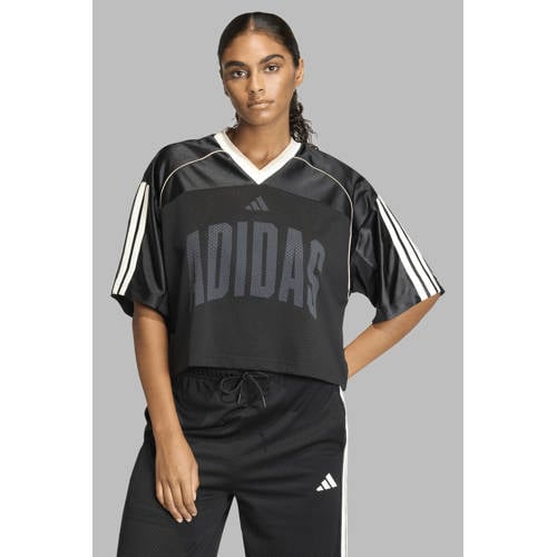 adidas Sportswear T-shirt Stadium zwart/wit afbeelding