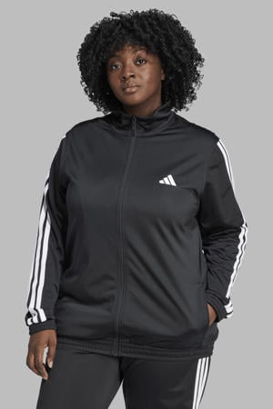 plus size sportvest zwart