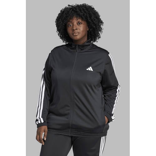 adidas Sportswear plus size sportvest zwart afbeelding