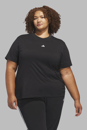 Plus Size T-shirt zwart