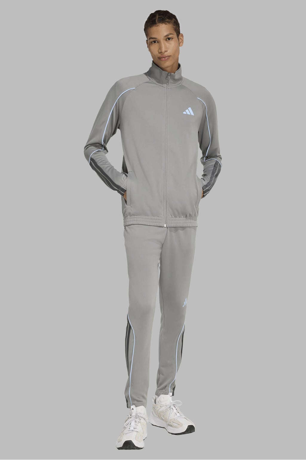 adidas Sportswear trainingspak Stadium grijs