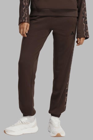 joggingbroek bruin/panterprint