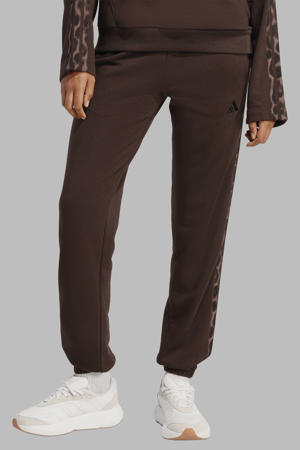 joggingbroek bruin/panterprint