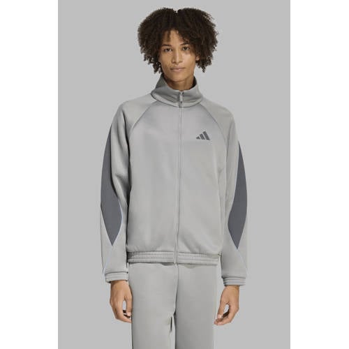 adidas Sportswear trainingsjack Stadium grijs afbeelding
