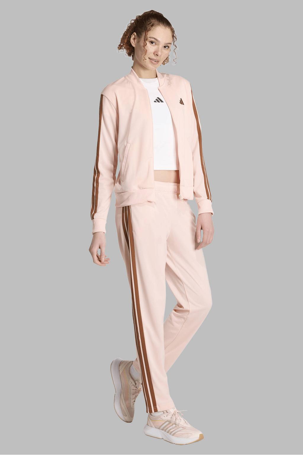 adidas Sportswear trainingspak lichtroze