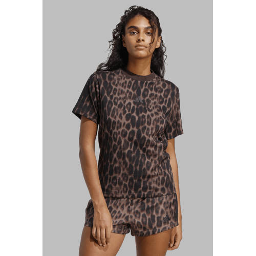 adidas Sportswear sportshirt panterprint afbeelding