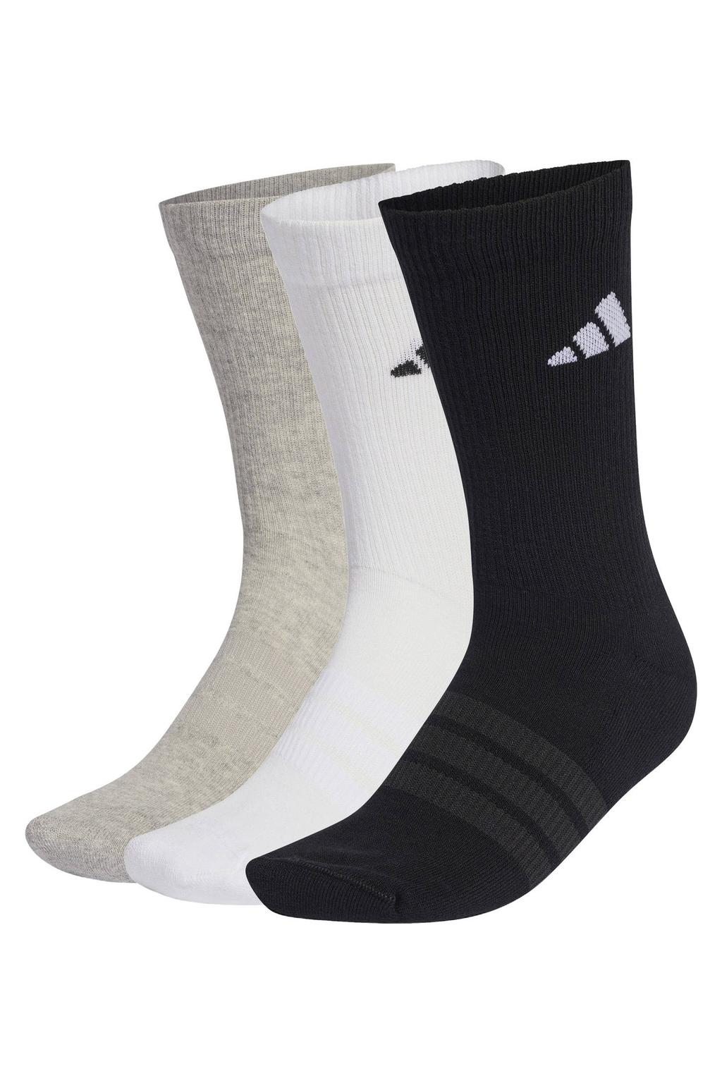 adidas Performance sportsokken - zwart/wit/beige (set van 3)